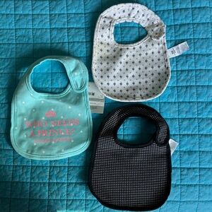 Lot of three baby bibs Carter’s